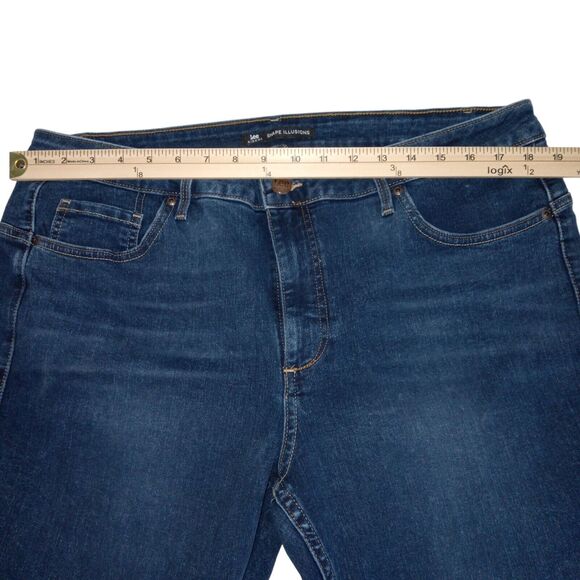 Lee Riders Shape illusion Slim Fit Mid Rise Stretch Womens Jeans Size 20W - Picture 3 of 11